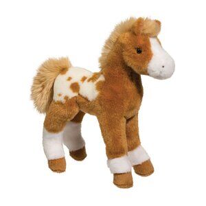 New w/Tag Douglas Plush Horse Freckles Golden Appaloosa Foal
